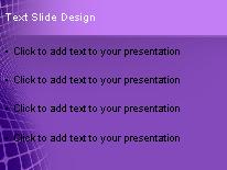 Curvedout Purple PowerPoint Template text slide design
