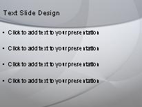 Curvedwisps Gray PowerPoint Template text slide design