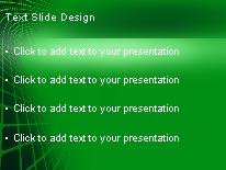 Deeprising Green PowerPoint Template text slide design