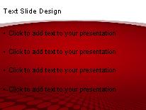 Downunder Red PowerPoint Template text slide design