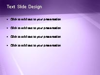 Extremity Purple PowerPoint Template text slide design
