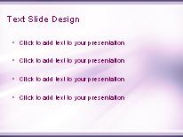 Glass Tubes Lavender PowerPoint Template text slide design