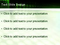 Green Light PowerPoint Template text slide design
