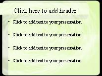 Keylime PowerPoint Template text slide design