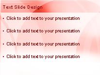 Leaves Red PowerPoint Template text slide design