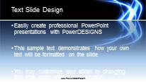 Light Stroke Blue Widescreen PowerPoint Template text slide design
