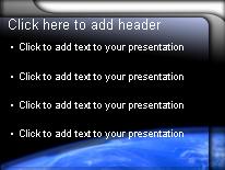 Orbit PowerPoint Template text slide design
