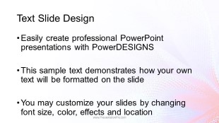Organic Texture Widescreen PowerPoint Template text slide design
