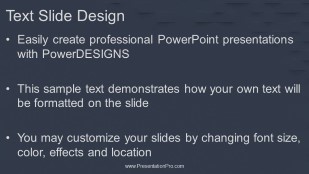 Paper Cuts Dark Widescreen PowerPoint Template text slide design