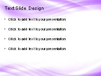 Ripple Glow Purple PowerPoint Template text slide design