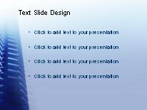 Skyscraper Blue PowerPoint Template text slide design