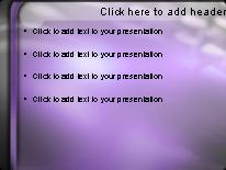 Soft Purple PowerPoint Template text slide design