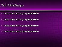 Square Warp Purple PowerPoint Template text slide design