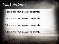 Textural Sky Gray PowerPoint Template text slide design