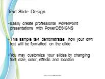 Abstract Lines PowerPoint Template text slide design