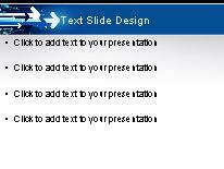 Arrow Speed PowerPoint Template text slide design