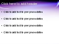 Blades Purple PowerPoint Template text slide design