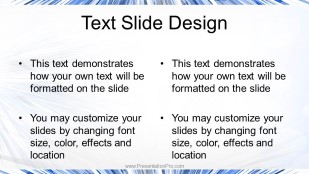 Burst Into Action Widescreen PowerPoint Template text slide design
