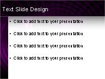 Circulary Violet PowerPoint Template text slide design