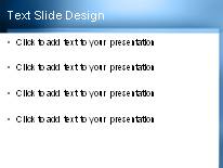 Color Wash Blue PowerPoint Template text slide design