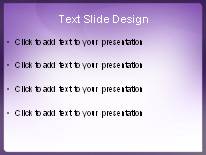 curve cutout purple PowerPoint Template text slide design