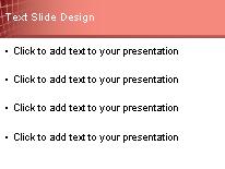 Curvedout Red PowerPoint Template text slide design