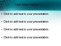 Deeprising Teal PowerPoint Template text slide design