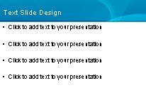 Gemini Blue PowerPoint Template text slide design