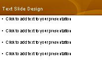 Gemini Orange PowerPoint Template text slide design