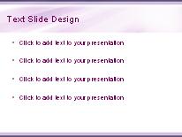 Glass Tubes Lavender PowerPoint Template text slide design