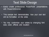Gradient Lights Dark 01 PowerPoint Template text slide design