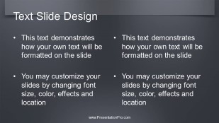 Gradient Lights Dark 01 Widescreen PowerPoint Template text slide design