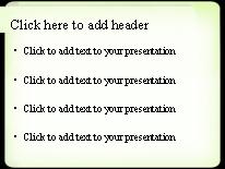 Keylime PowerPoint Template text slide design