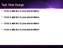 Lightmotion Purple PowerPoint Template text slide design