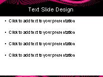 Motion Wave Pink3 PowerPoint Template text slide design
