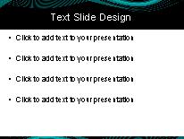 Motion Wave Teal3 PowerPoint Template text slide design