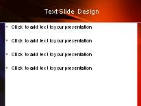 Multi Fusion Orange PowerPoint Template text slide design