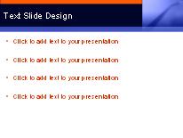 Railing PowerPoint Template text slide design