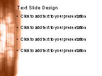 Rectangular Motion Orange PowerPoint Template text slide design