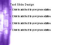 Rectangular Motion Purple PowerPoint Template text slide design