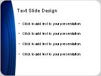 Ringed Blue PowerPoint Template text slide design