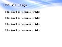 Ripple Glow Blue PowerPoint Template text slide design