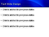 Roundbliss Blue PowerPoint Template text slide design