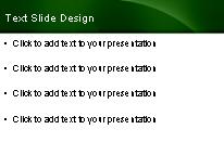 Roundbliss Green PowerPoint Template text slide design