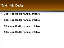 Square Warp Orange PowerPoint Template text slide design
