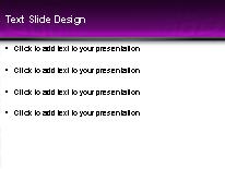 Square Warp Purple PowerPoint Template text slide design