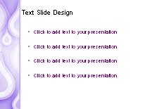 Teardrop Purple PowerPoint Template text slide design