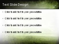 Textural Sky Green PowerPoint Template text slide design