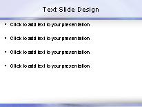 Void Avoided PowerPoint Template text slide design