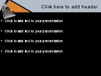 Equipment PowerPoint Template text slide design